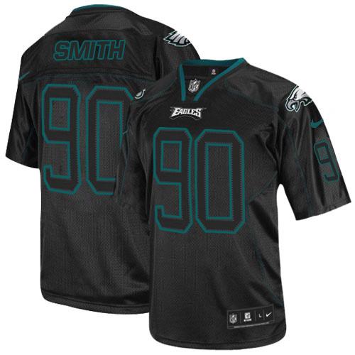  Eagles #90 Marcus Smith Lights Out Black Men's Stitched NFL Elite Jersey