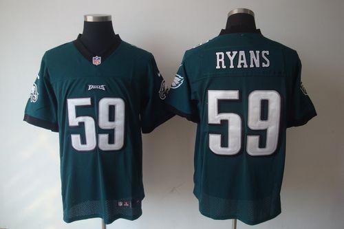  Eagles #59 DeMeco Ryans Midnight Green Team Color Men's Stitched NFL Elite Jersey