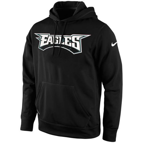 Philadelphia Eagles  KO Wordmark Performance Hoodie Black