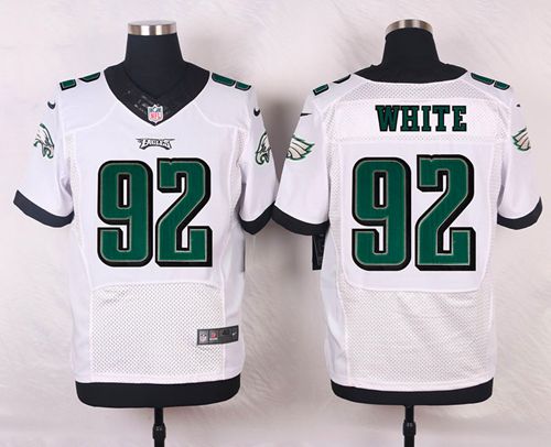  Eagles #92 Reggie White White Men's Stitched NFL New Elite Jersey