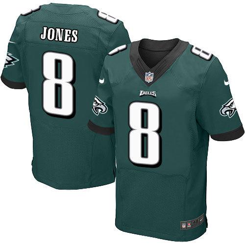  Eagles #8 Donnie Jones Midnight Green Team Color Men's Stitched NFL New Elite Jersey