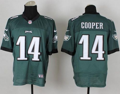  Eagles #14 Riley Cooper Midnight Green Team Color Men's Stitched NFL Elite Jersey