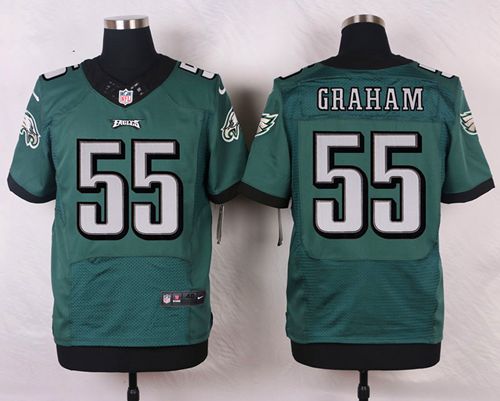  Eagles #55 Brandon Graham Midnight Green Team Color Men's Stitched NFL New Elite Jersey