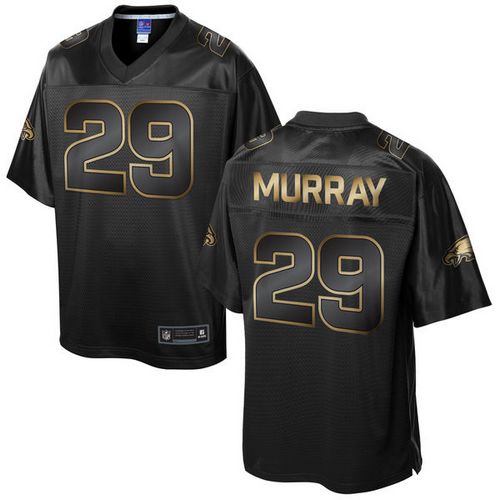  Eagles #29 DeMarco Murray Pro Line Black Gold Collection Men's Stitched NFL Game Jersey