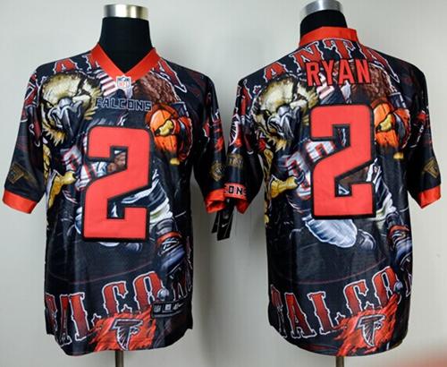  Falcons #2 Matt Ryan Team Color Men's Stitched NFL Elite Fanatical Version Jersey