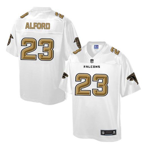  Falcons #23 Robert Alford White Men's NFL Pro Line Fashion Game Jersey