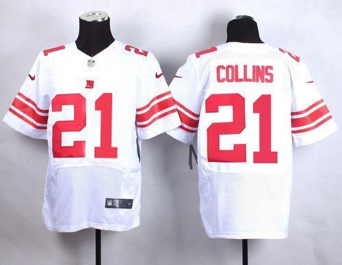  Giants #21 Landon Collins White Men's Stitched NFL Elite Jersey