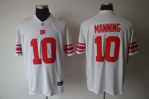  Giants #10 Eli Manning White Men's Stitched NFL Limited Jersey