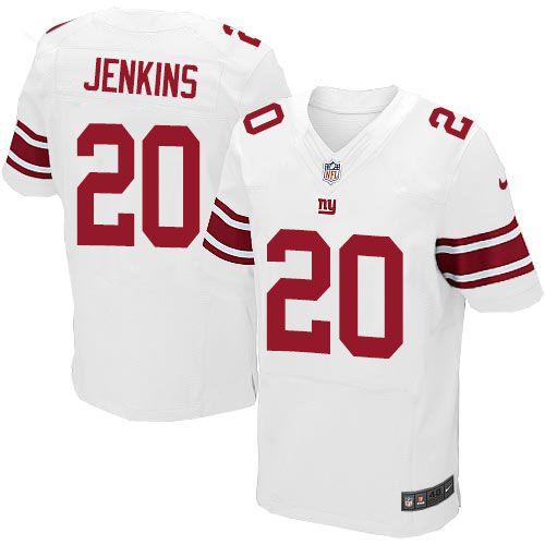  Giants #20 Janoris Jenkins White Men's Stitched NFL Elite Jersey