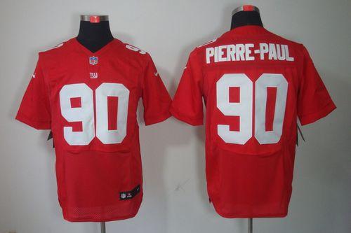  Giants #90 Jason Pierre Paul Red Alternate Men's Stitched NFL Elite Jersey
