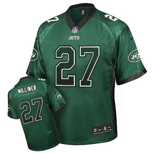  Jets #27 Dee Milliner Green Team Color Men's Stitched NFL Elite Drift Fashion Jersey