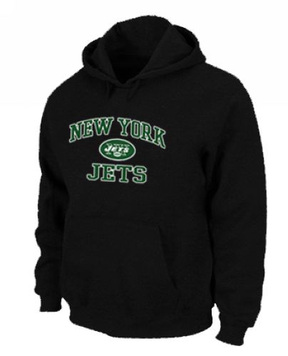 New York Jets Heart & Soul Pullover Hoodie Black