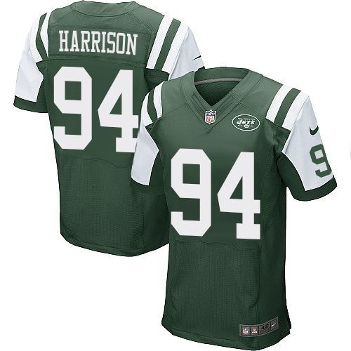  Jets #94 Damon Harrison Green Team Color Men's Stitched NFL Elite Jersey