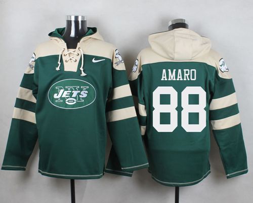  Jets #88 Jace Amaro Green Player Pullover NFL Hoodie