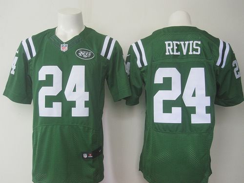  Jets #24 Darrelle Revis Green Men's Stitched NFL Elite Rush Jersey