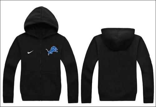  Detroit Lions Authentic Logo Hoodie Black