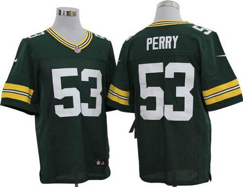  Packers #53 Nick Perry Green Team Color Men's Stitched NFL Elite Jersey