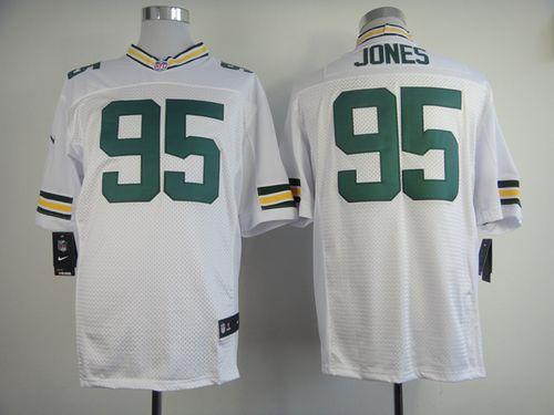  Packers #95 Datone Jones White Men's Stitched NFL Elite Jersey