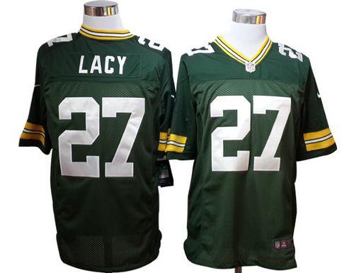  Packers #27 Eddie Lacy Green Team Color Men's Stitched NFL Limited Jersey