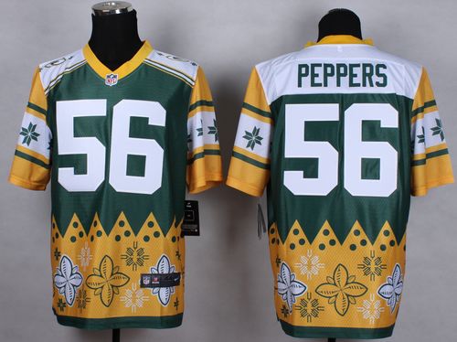  Packers #56 Julius Peppers Green Men's Stitched NFL Elite Noble Fashion Jersey