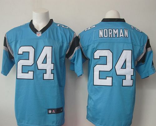  Panthers #24 Josh Norman Blue Alternate Men's Stitched NFL Elite Jersey