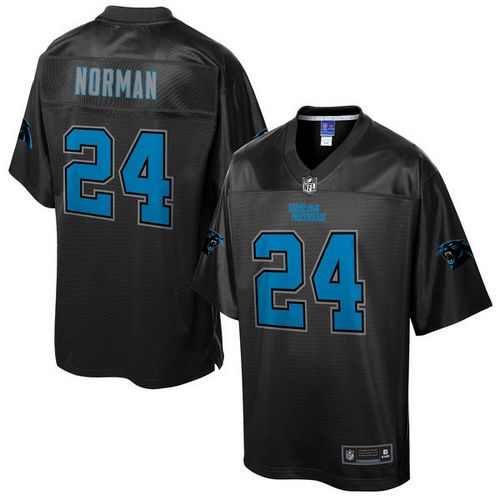  Panthers #24 Josh Norman Black Men's NFL Pro Line Black Reverse Fashion Game Jersey
