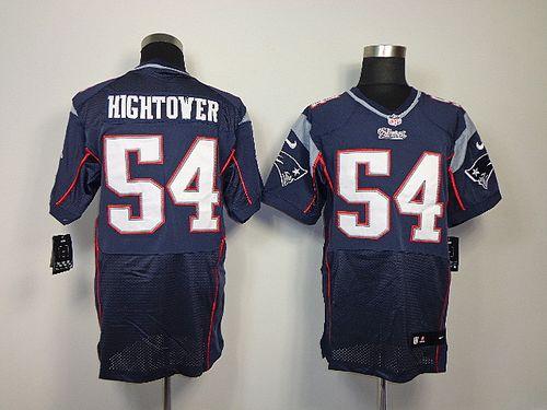  Patriots #54 Dont'a Hightower Navy Blue Team Color Men's Stitched NFL Elite Jersey