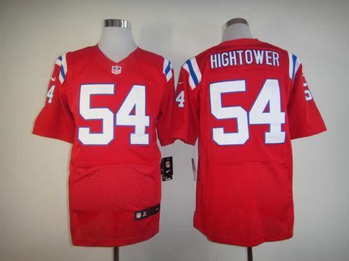  Patriots #54 Dont'a Hightower Red Alternate Men's Stitched NFL Elite Jersey