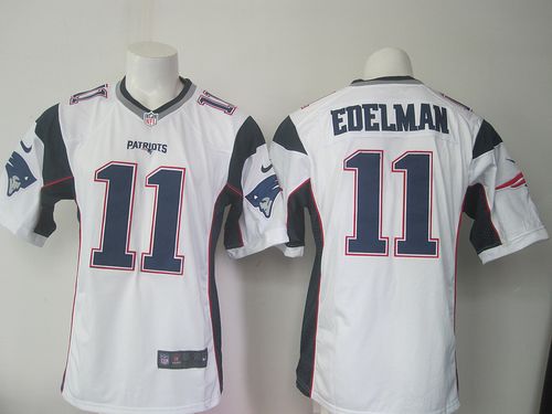  Patriots #11 Julian Edelman White Men's Stitched NFL New Game Jersey