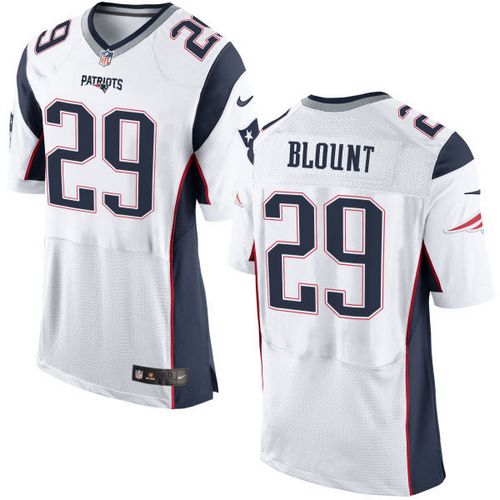  Patriots #29 LeGarrette Blount White Men's Stitched NFL New Elite Jersey