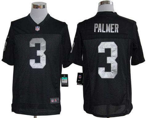  Raiders #3 Carson Palmer Black Team Color Men's Stitched NFL Limited Jersey