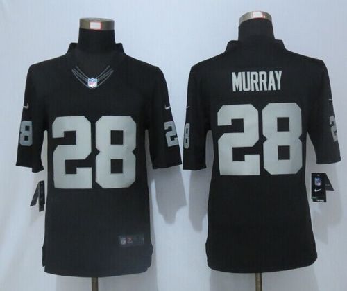  Raiders #28 Latavius Murray Black Team Color Men's Stitched NFL Limited Jersey