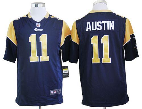  Rams #11 Tavon Austin Navy Blue Team Color Men's Stitched NFL Game Jersey