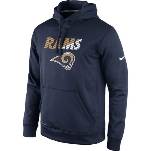 Los Angeles Rams  Kick Off Staff Performance Pullover Hoodie Navy