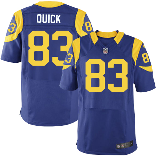  Rams #83 Brian Quick Royal Blue Alternate Men's Stitched NFL Elite Jersey