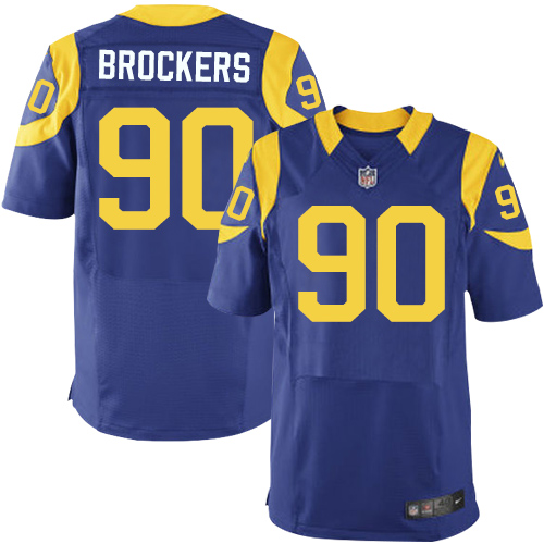  Rams #90 Michael Brockers Royal Blue Alternate Men's Stitched NFL Elite Jersey
