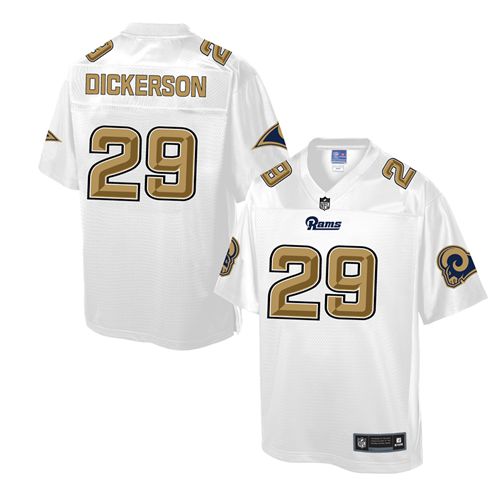  Rams #29 Eric Dickerson White Men's NFL Pro Line Fashion Game Jersey