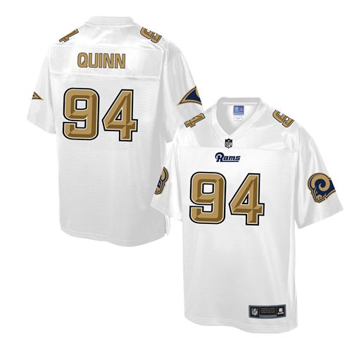  Rams #94 Robert Quinn White Men's NFL Pro Line Fashion Game Jersey