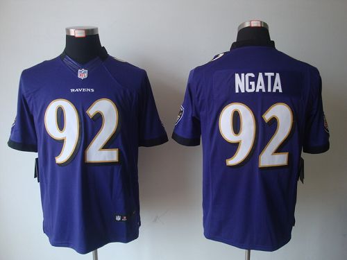  Ravens #92 Haloti Ngata Purple Team Color Men's Stitched NFL Limited Jersey
