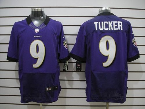  Ravens #9 Justin Tucker Purple Team Color Men's Stitched NFL Elite Jersey