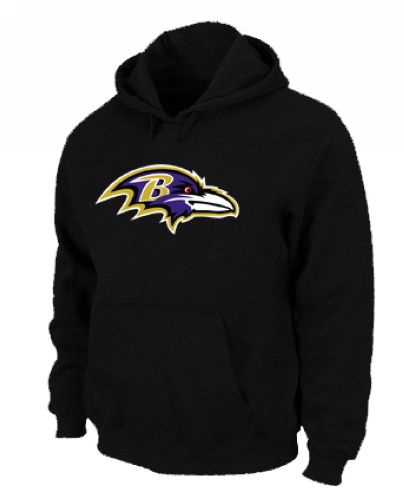 Baltimore Ravens Logo Pullover Hoodie Black
