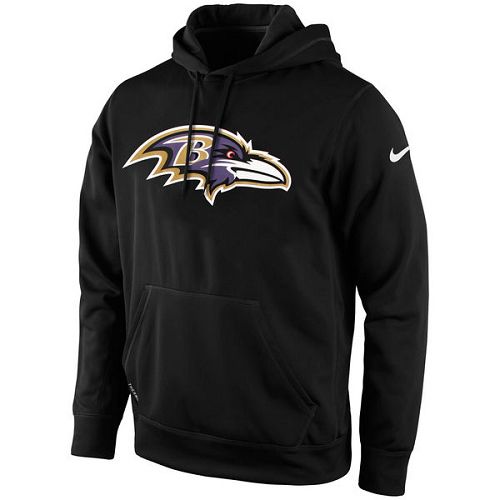 Men's Baltimore Ravens  Black KO Logo Essential Hoodie