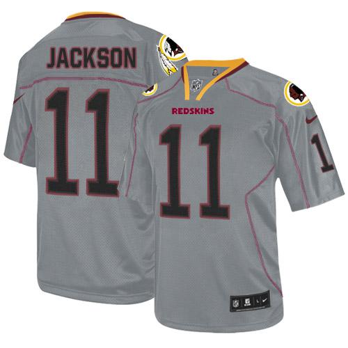  Redskins #11 DeSean Jackson Lights Out Grey Men's Stitched NFL Elite Jersey
