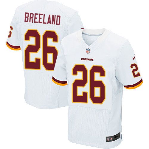 بيتون Nike Washington Redskins #26 Bashaud Breeland White Men's Stitched NFL Vapor Untouchable Limited Jersey سبو