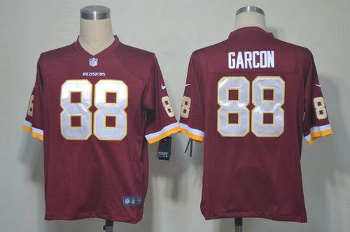  Redskins #88 Pierre Garcon Burgundy Red Team Color Men's Stitched NFL Game Jersey