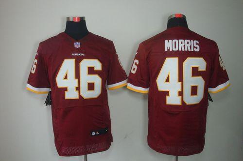  Redskins #46 Alfred Morris Burgundy Red Team Color Men's Stitched NFL Elite Jersey