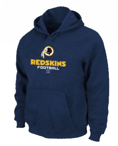 Washington Redskins Critical Victory Pullover Hoodie Dark Blue