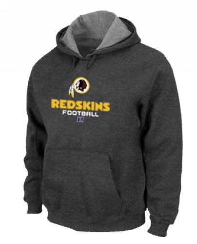 Washington Redskins Critical Victory Pullover Hoodie Dark Grey