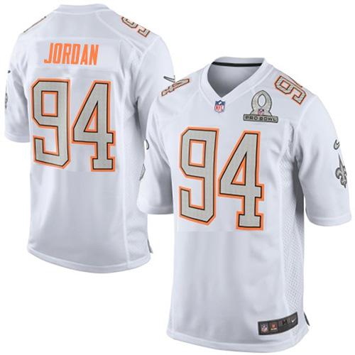  Saints #94 Cameron Jordan White Pro Bowl Men's Stitched NFL Elite Team Rice Jersey