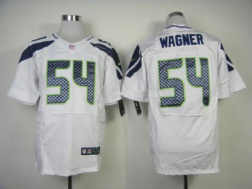 Seahawks #54 Bobby Wagner White Men's Stitched NFL Elite Jersey